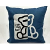 Ayı Dizaynlı Dekorativ Yastıq 45x45 sm