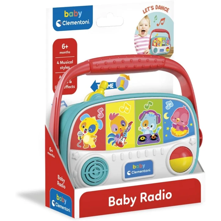 İnkişaf etdirən oyuncaq Clementoni Baby My First Radio, 6 ay
