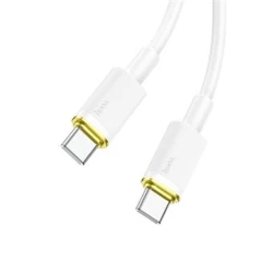 Кабель USB Hoco U109, Type-C - Type-C, 1.2 m, 3A, Белый