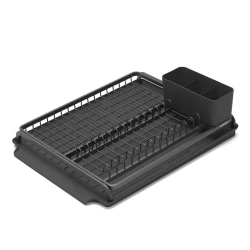 Сушилка для тарелок Brabantia SinkSide, 38.5х49х14 см, алюминий, тёмно-серый Сушилка для тарелок Brabantia SinkSide, 38.5х49х14 см, алюминий, тёмно-серый