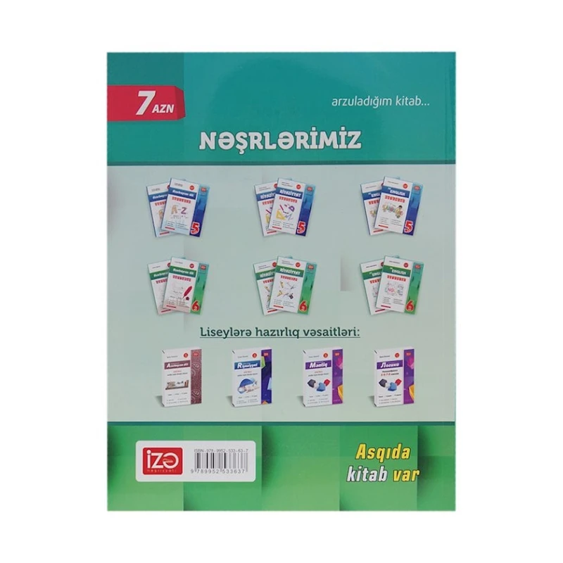 Kitab İzə Nəşriyyatı My English Notebook 6-cı sinif, K. Məmmədova