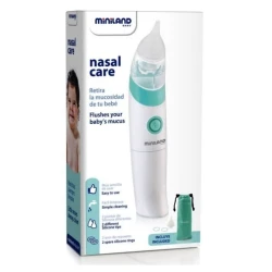 Электрический назальный аспиратор Miniland ST00473, белый/зеленый