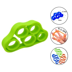 Эспандер для пальцев Colosseum 1695, силикон, зеленый