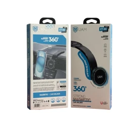 Автомобильный магнитный держатель для телефона UAM CT-03 for Apple iPhone 12-13 Series Black