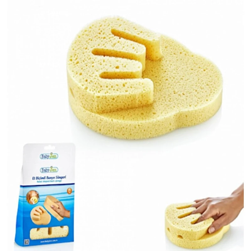 Детская губка BabyJem с формой для руки Детская губка BabyJem с формой для руки