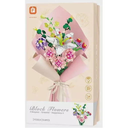 Конструктор LEGO Букет цветов FC8314, 6+ лет, 514 элементов