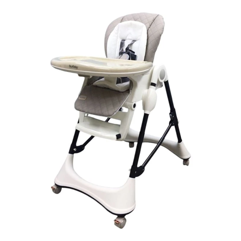 Стульчик для кормления Burbay TB-54154G, серый, 6+ мес