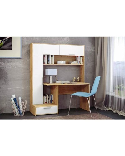 Yazı masası 3563_M2StolFullBagsWhvot Ağ/Votan, LDSP, 180x60x150 sm
