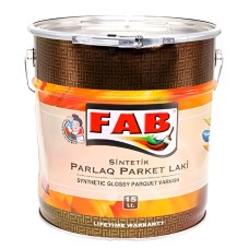 Parket lakı FAB boya, sintetik, parlaq, 15 l