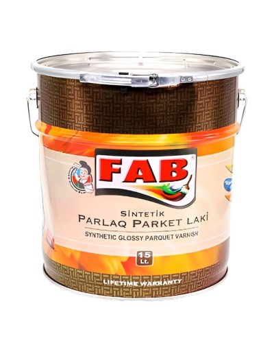 Parket lakı FAB boya, sintetik, parlaq, 15 l
