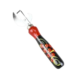 Консервный нож и открывалка Bottle Opener, сталь/дерево, красный/черный Консервный нож и открывалка Bottle Opener, сталь/дерево, красный/черный