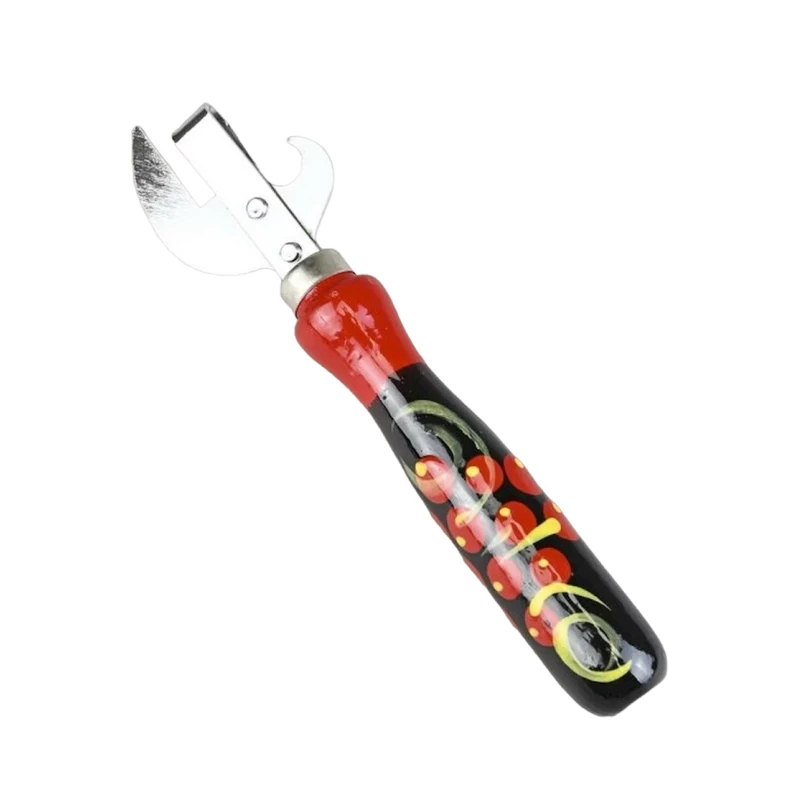 Консервный нож и открывалка Bottle Opener, сталь/дерево, красный/черный Консервный нож и открывалка Bottle Opener, сталь/дерево, красный/черный