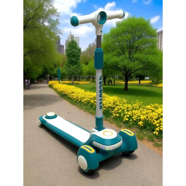 Uşaqlar üçün samokat M6772, yaşıl