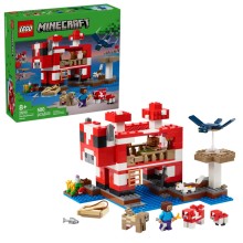 Konstruktor LEGO Minecraft The Mooshroom House 21270, 8 yaş+, 500 hissə - 21270