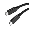 Kabel USB SBTOOL SCC-02 Type-C to Type-C 3A Black