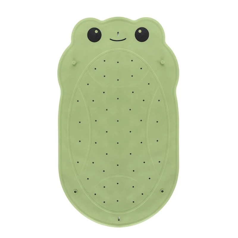 Sürüşməyə qarşı hamam üçün xalça Roxy Kids BM-4576-FR-G Qurbağa, yaşıl, 45x76 sm Sürüşməyə qarşı hamam üçün xalça Roxy Kids BM-4576-FR-G Qurbağa, yaşıl, 45x76 sm