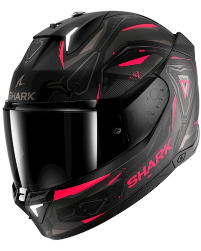 Motosikl dəbilqəsi Shark Skwal i3 Linik Lady Matt Black-Violet (HE0823EKVAM)