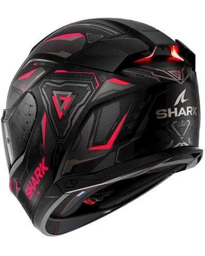 Motosikl dəbilqəsi Shark Skwal i3 Linik Lady Matt Black-Violet (HE0823EKVAM)