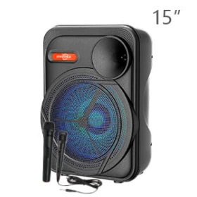 Портативная колонка Greatnice GTS-183, 2 микрофона, 15W