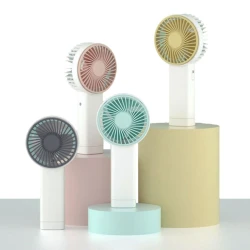 Портативный вентилятор Miniso Mini Fan with LED Lights 190mAh, товар в ассортименте