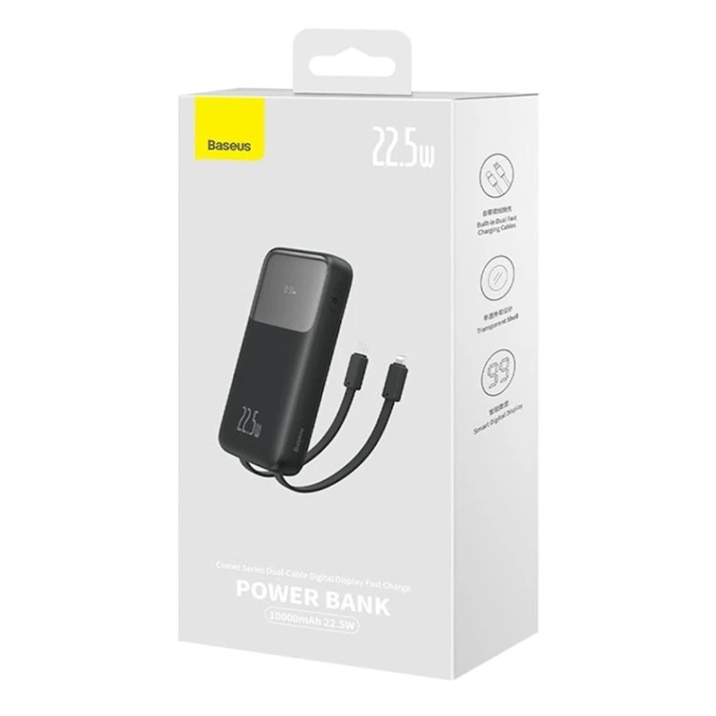 Внешний аккумулятор Baseus TransPow Series 10000 mAh Black