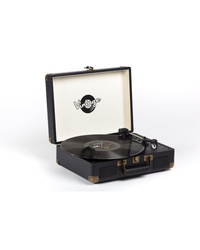 Vinil plastin pleyeri Vintage Black Classic