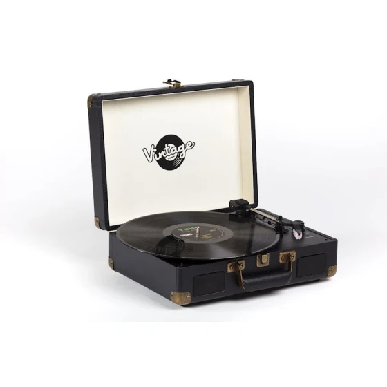 Проигрыватель виниловых пластинок Vintage Black Classic Проигрыватель виниловых пластинок Vintage Black Classic
