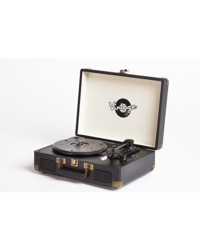 Vinil plastin pleyeri Vintage Black Classic