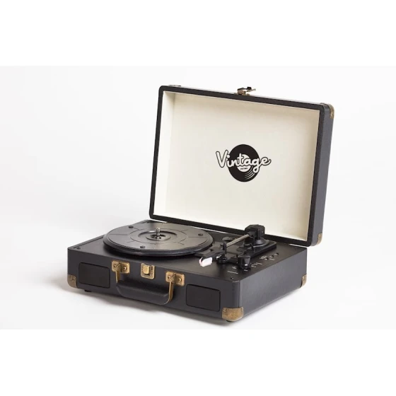 Проигрыватель виниловых пластинок Vintage Black Classic Проигрыватель виниловых пластинок Vintage Black Classic