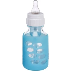 Защитный чехол для стеклянной бутылки Dr. Brown's Natural Flow, голубой, 125 мл