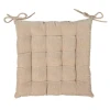 Подушка для стула JYSK Gullrisp, 40x40x5 см, полиэстер, бежевый