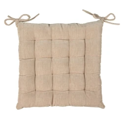 Подушка для стула JYSK Gullrisp, 40x40x5 см, полиэстер, бежевый Подушка для стула JYSK Gullrisp, 40x40x5 см, полиэстер, бежевый