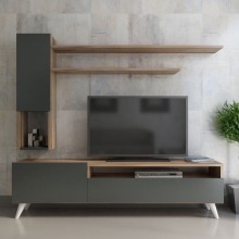 Stend TV üçün 2115668, 160x40x60 sm, antrasit qəhvəyi