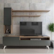 Stend TV üçün 2115668, 160x40x60 sm, antrasit qəhvəyi