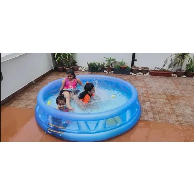 Надувной бассейн Intex H58225588431NP, 188x46 см, 808 л, синий Надувной бассейн Intex H58225588431NP, 188x46 см, 808 л, синий