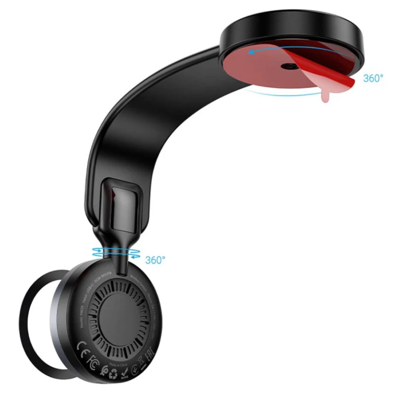 Держатель телефона с магнитной беспроводной зарядкой Hoco HW29 Держатель телефона с магнитной беспроводной зарядкой Hoco HW29