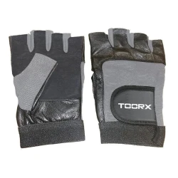 Перчатки для фитнеса Toorx AHF-032, размер М, серый/черный Перчатки для фитнеса Toorx AHF-032, размер М, серый/черный
