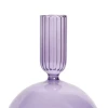 Подсвечник Hom-me стекло, Фиолетовый Подсвечник Hom-me стекло, Фиолетовый