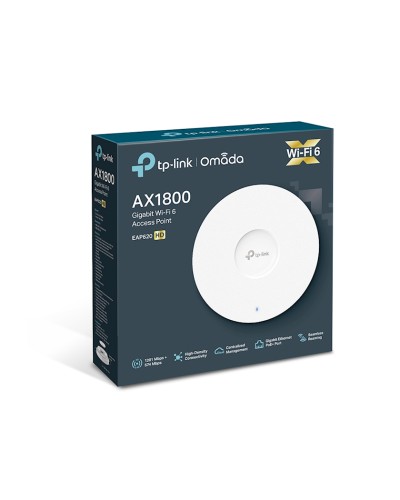 Simsiz giriş nöqtəsi TP-Link AX1800 Ceiling Mount Wi-Fi 6 Access PointEAP620 HD