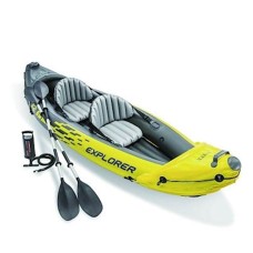 Şişmə baydarka Intex 68307 Explorer K2, 312х91х51 sm, alüminium avarlar 218 sm, 180 kq qədər