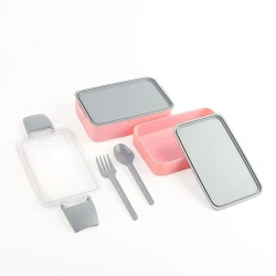 Ланч-бокс SS-289PK, розовый, 16x8.5x10 см