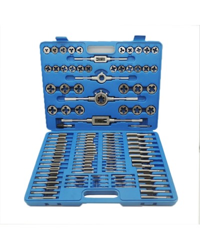 Alət dəsti Threading Metric Tap And Die Tool Set, 110 parça