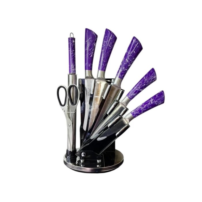 Mətbəx ləvazimatları dəsti Bass PC-0067, bənövşəyi, 7 əd