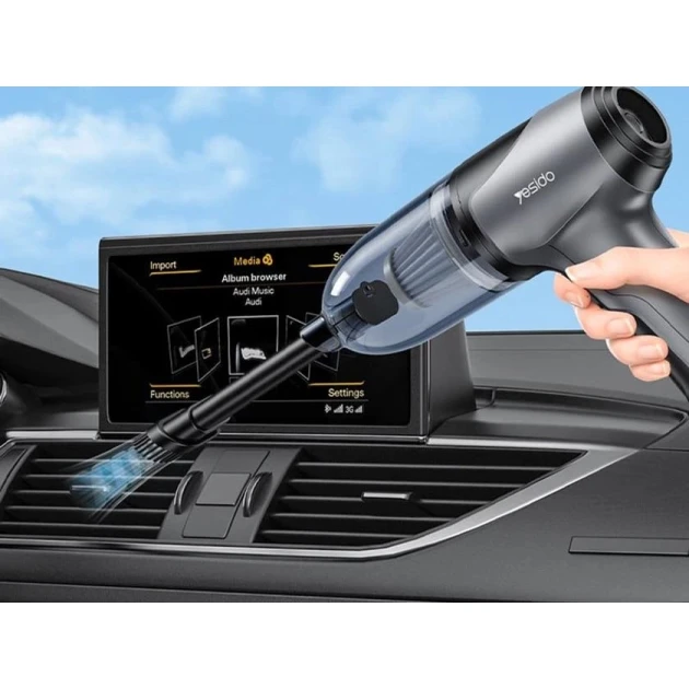 Беспроводной ручной пылесос для автомобиля Yesido VC08, 4000 мАч, Type-C Беспроводной ручной пылесос для автомобиля Yesido VC08, 4000 мАч, Type-C