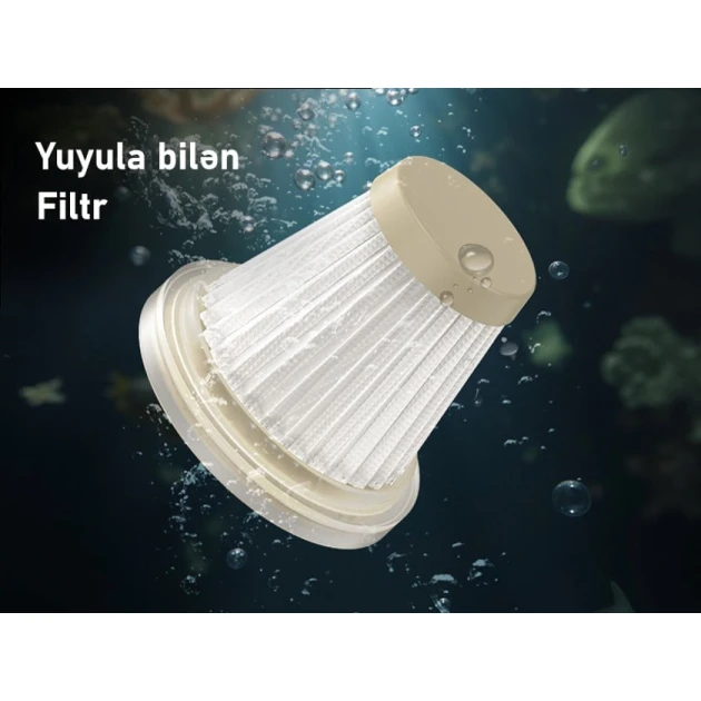 Беспроводной ручной пылесос для автомобиля Yesido VC08, 4000 мАч, Type-C Беспроводной ручной пылесос для автомобиля Yesido VC08, 4000 мАч, Type-C