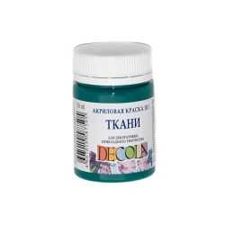 Акриловые краски Decola, изумрудная, 50 мл
