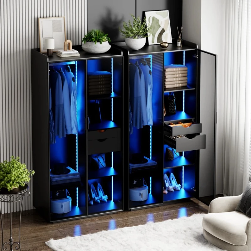 Шкаф Art Mebel Art-100-39, черный, 210х100х50 см Шкаф Art Mebel Art-100-39, черный, 210х100х50 см