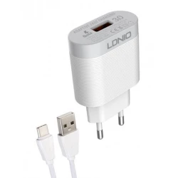 Сетевое зарядное устройство LDNIO A303Q Type-C