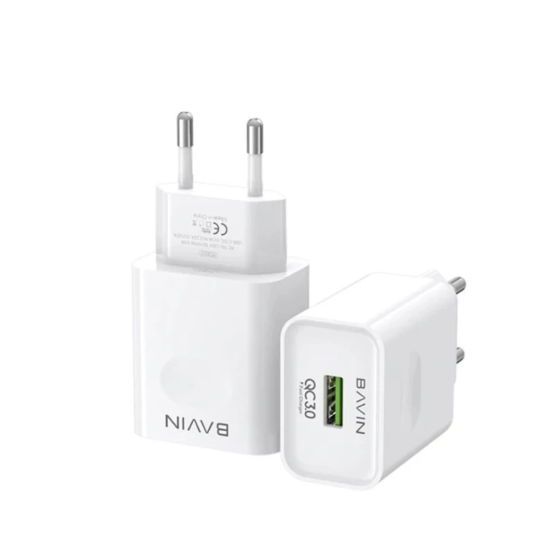 Сетевое зарядное устройство Bavin PC831Y, Белый Сетевое зарядное устройство Bavin PC831Y, Белый