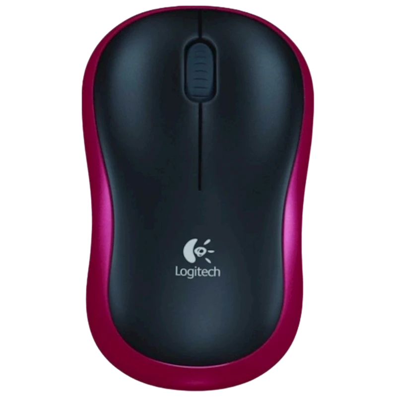 Мышь Logitech M185 Black/Red Мышь Logitech M185 Black/Red